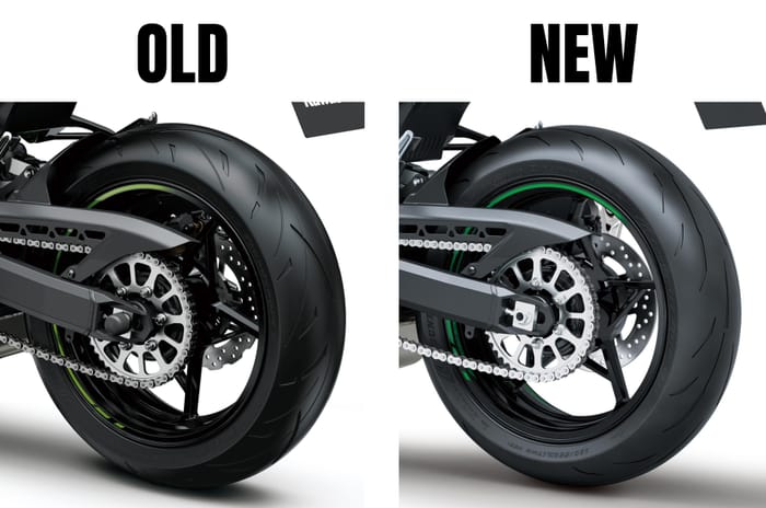 Kawasaki Z900 old vs new: more features and new style